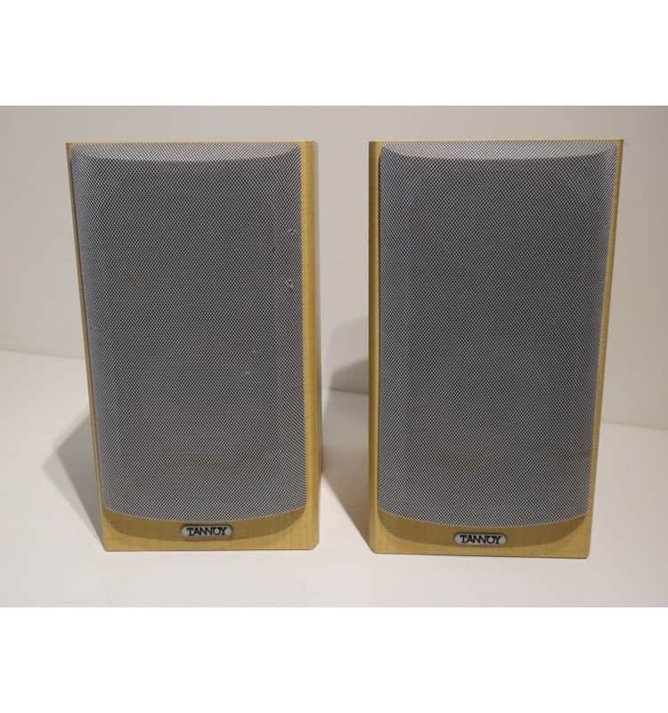 Tannoy Mercury MX1 Light Maple Bookshelf Speakers | Reverb
