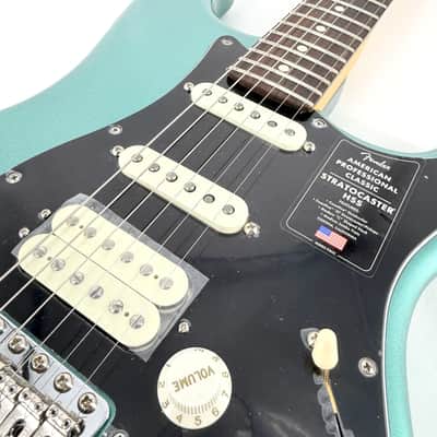 2025 Fender American Professional Classic Stratocaster HSS – Faded Sherwood Green Metallic image 5