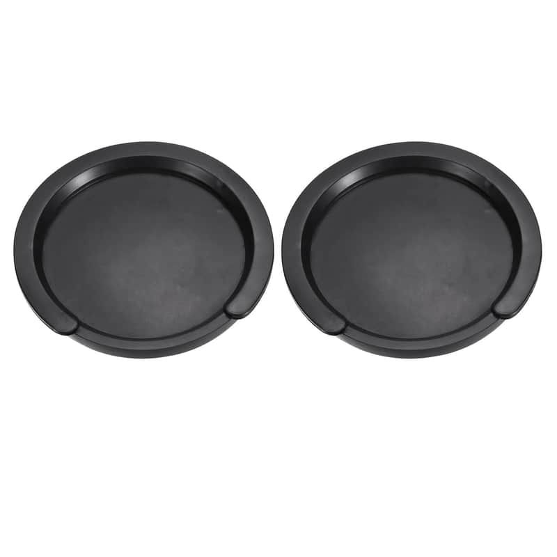 Guitar Sound Hole Cover,3 Inch Dia Acoustic Guitar Covers Soft Rubber Feedback For Acoustic Guitar Pack Of 2,Black image 1