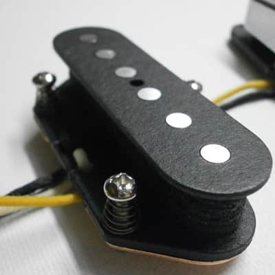 Telecaster BLACKGUARD A5 Guitar Pickups SET Bridge Neck Hand Wound Fender Q pickups Tele Nocaster image 2