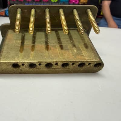 Schecter ? Brass Tremolo Bridge 70s-80s Mighty Mite Charvel image 2