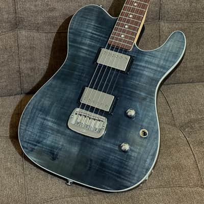 G&L Tribute Series ASAT Deluxe Carved Top with Rosewood Fretboard 2025 Model in Transparent Black image 3
