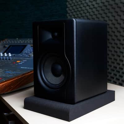 Studio Monitor Isolation Pads For 5 Inch Monitors, Pair Of Two High Density Acoustic Foam Which Fits Most Speaker Stands | Smpad 5 image 6