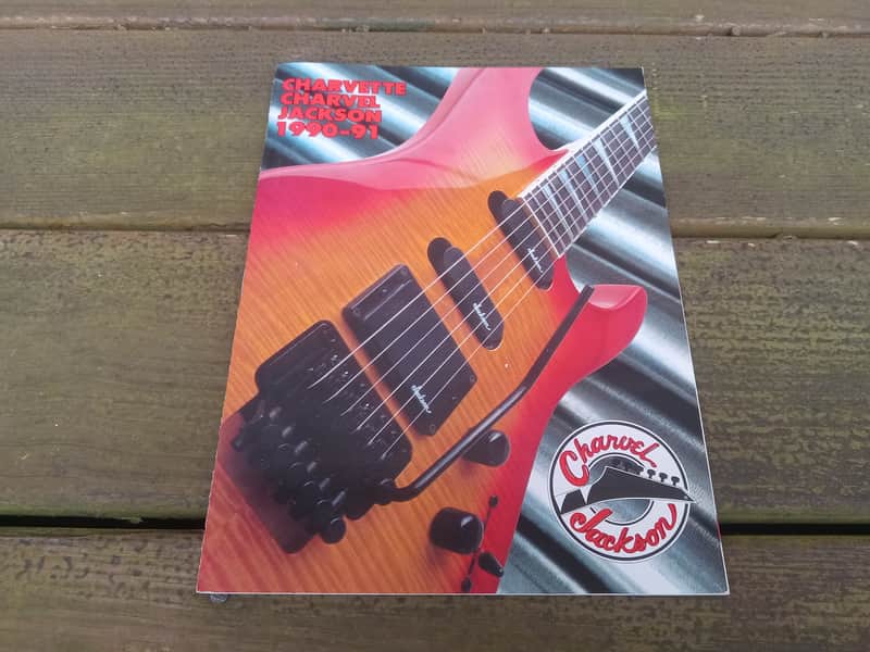 Vintage 1990 - 1991 Charvel, Charvette, Jackson Full Color Catalog! Rare, Original Case Candy, Paperwork! image 1