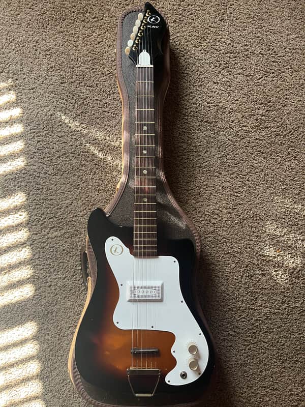 Kay K100 Vanguard Single Pickup 1961 - 1966 - Sunburst image 1