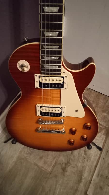 Epiphone Les Paul Standard Plus Top Pro Desert Burst Upgraded Slash Alnico Pro 2 Signature Humbuckers image 1