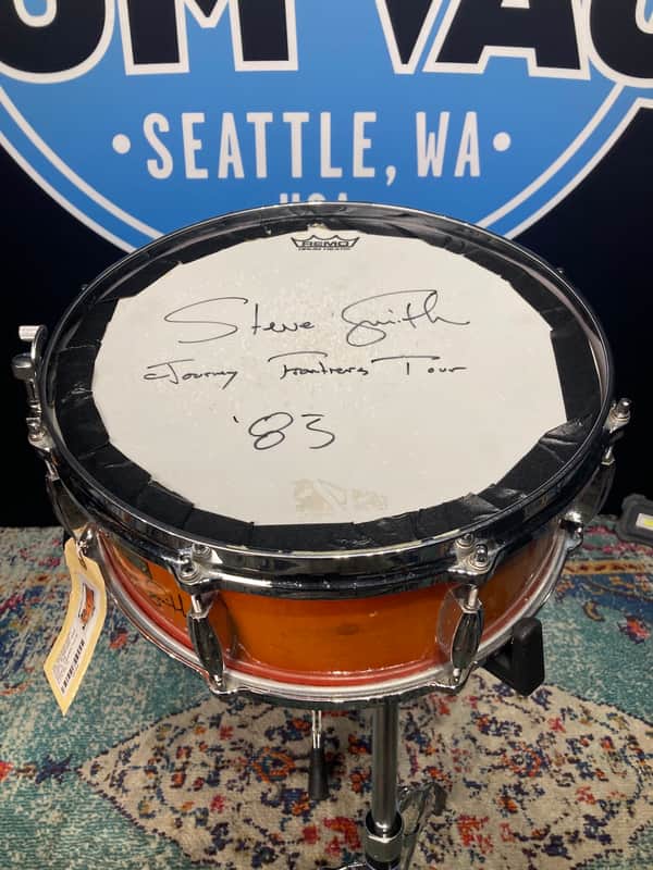 Steve Smith's Journey, David Frangioni Collection, Slingerland "Jamo Special"- 5.5x14" Radio King. SIGNED! #073. (DF2 Sling #1) image 1