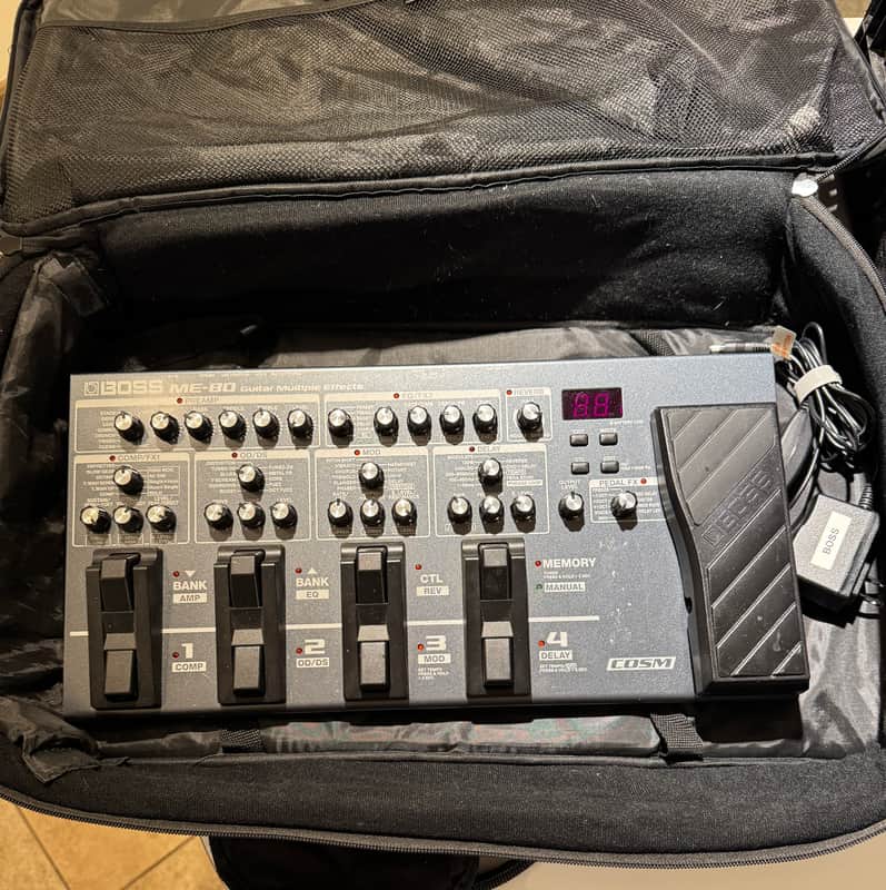 Boss ME-80 pedal with Boss case image 1