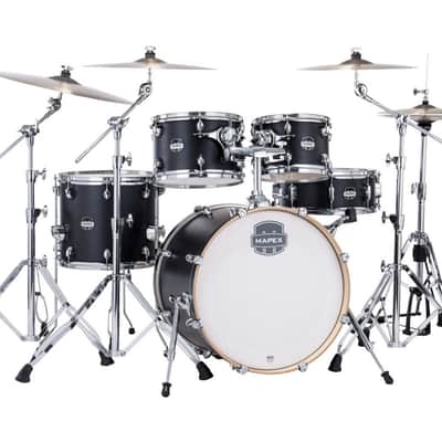 Mapex Mars Maple Fusion Shell Pack - Matte Black (MM504SFKD) image 3