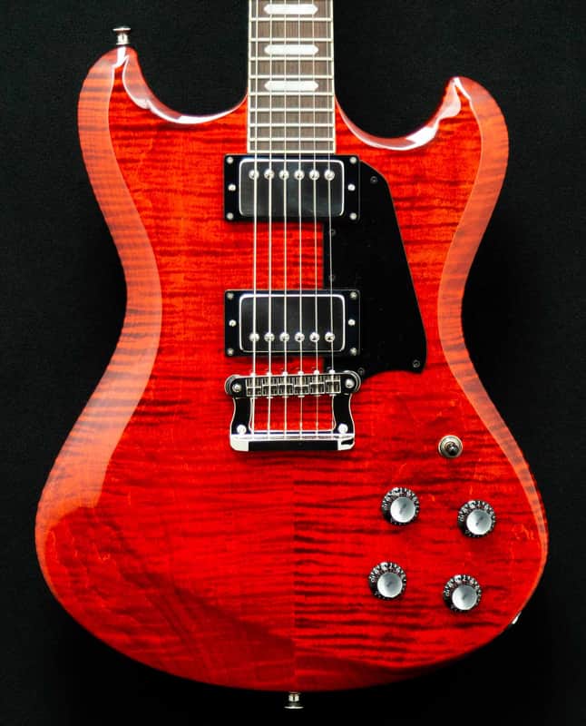 Knaggs Honga - Indian Red Burst - T2 Maple Top 2023 - Gloss - OHSC - Call for Best Price !!! image 1