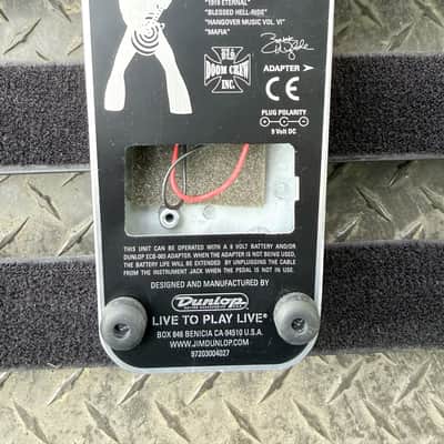 Dunlop ZW45 Zakk Wylde Signature Cry Baby Wah 2005 - 2018 - Brushed Metal image 2
