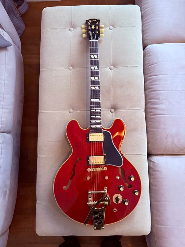 Gibson Custom Shop Murphy Lab Back To The Future '55 ES-345 "Reissue" Light Aged 2025 Cherry Red