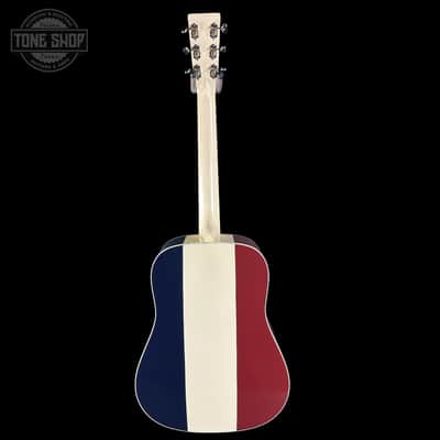 Martin Custom Shop Dread Red/White/Blue Sitka/EIR w/case 2868625 image 6