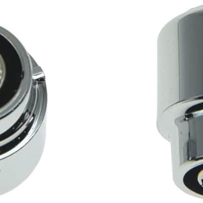 KAISH Pack of 2 Plastic Chrome Guitar Barrel Switch Tip 3 Way Pickup Selector Switch Knobs for U.S.or Import Tele/Telecaster image 2