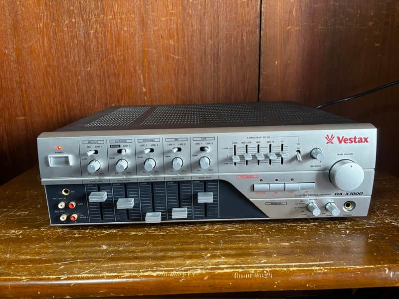 【希少品】Vestax DJアンプ　DA-X1000 システムコントローラ Vestax DJ SYSTEM CONTROL AMPLIFIER DA-X1000 Powermixer | Reverb