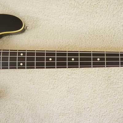 2006-08 Fender Japan AJB-66 Aerodyne Jazz Bass Black Matching Headstock image 7