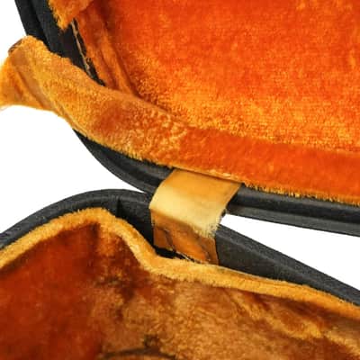 Gibson J200 Case Black with Yellow Lining 1960s image 8