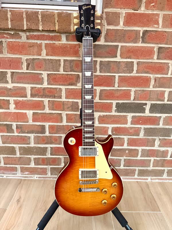 Gibson Custom 1959 Les Paul Reissue Electric Guitar - Murphy Lab Heavy Aged Slow Iced Tea Fade image 1