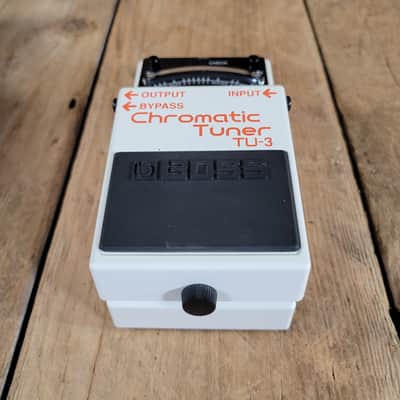 Boss TU-3 Chromatic Tuner Pedal in box w/ paperwork, Mint - White image 2