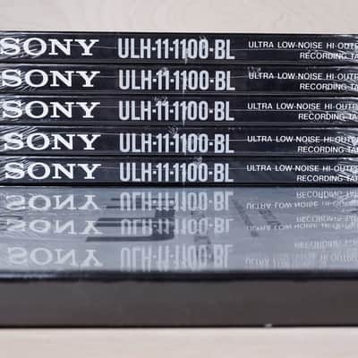 Sony ULH-11-1100-BL Recording Tape Black Ultra Low-Noise Hi-Output 1100m 36 Micron Splice-Free Polyester Base 1100BL 7X Lot Pack of 7 Sealed NOS image 5