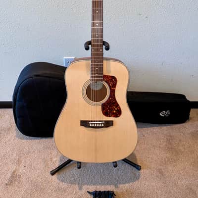 New Guild D-240E Dreadhnaught Westerly Collection , Pro Setup With Deluxe Gig Bag Ships Worldwide image 10