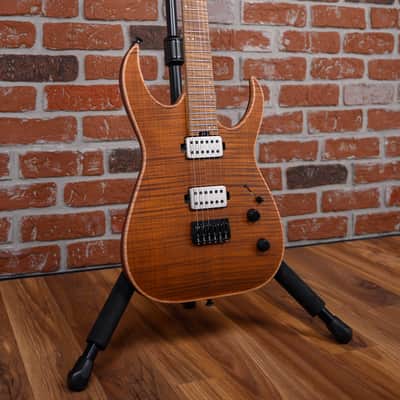 Jackson Signature Misha Mansoor Juggernaut HT6FM Flame Maple Top Satin Amber Tiger Eye 2026 w/OHSC image 6