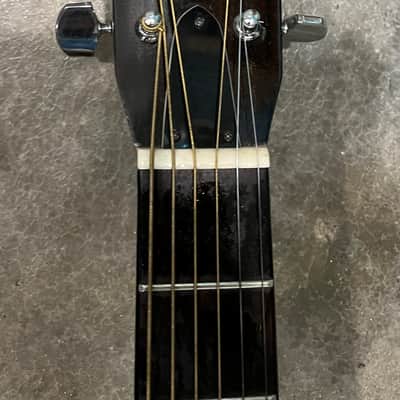 Made in Japan Sigma by CF Martin 52SDM-5S 70s dreadnought acoustic guitar Sunburst image 4