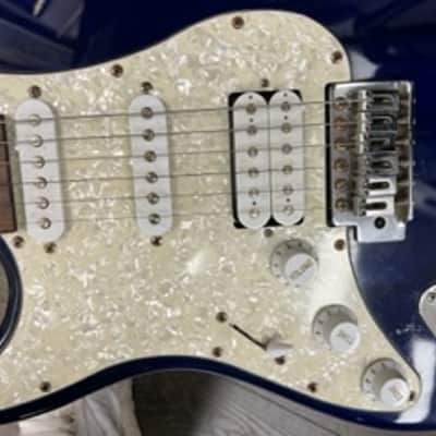 brownsville LH electric guitar blue/white image 9