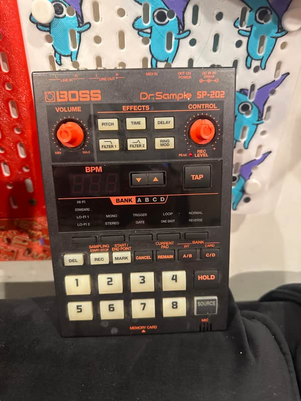 Boss SP-202 Dr. Sample 1998 - 2001 - Black image 1