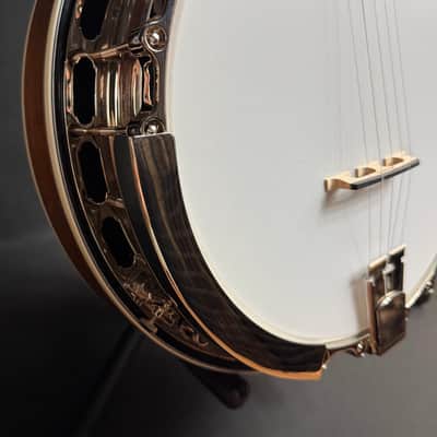 Gold Tone Mastertone™ OB-12 Top Tension Resonator Banjo Vintage Brown Finish w/ Case image 7