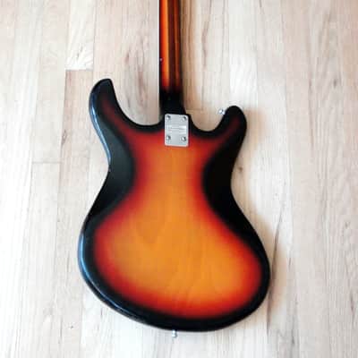 1960s Silvertone 1441 Vintage Electric Guitar by Teisco w/ Mosrite German Carve 1445 image 3