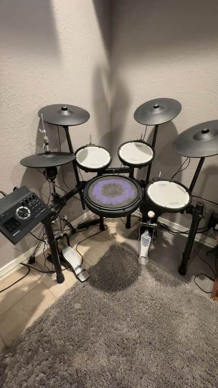 Roland TD-17KVX2 V-Drum Kit with Mesh Pads 2022 - Present - Black image 1