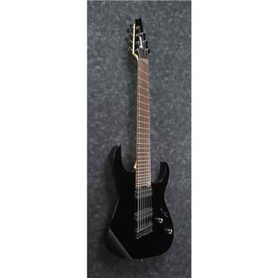 Ibanez RG Iron Label RGMS7 Multi Scale 2018 7-String Electric Guitar, Jatoba Fingerboard, Black image 2