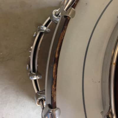 Last Price Drop 1980s Gretsch Square Badge Drum Set: 5-Ply Jasper Centennial Shells Walnut Burl image 7