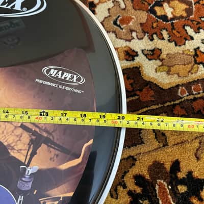 *Bob Henrit Kinks Collection* Mapex Meridian Birch Trade Show 20 Drum Skin Head image 2