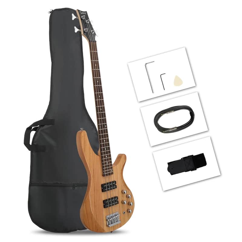 Glarry 44" GIB Electric Bass Guitar Right Handed for Beginner Student image 1