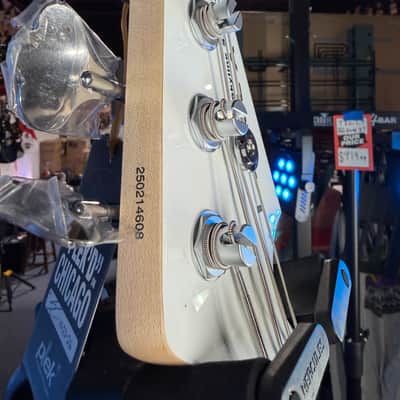 Lakland Skyline 44-64 Custom PJ Ash Bass Guitar - White with Rosewood Fingerboard, Plek'd! 608 image 7
