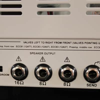 Orange Amplifiers Rocker 15 Terror 15W Tube Guitar Amp Head White w/Bag image 3