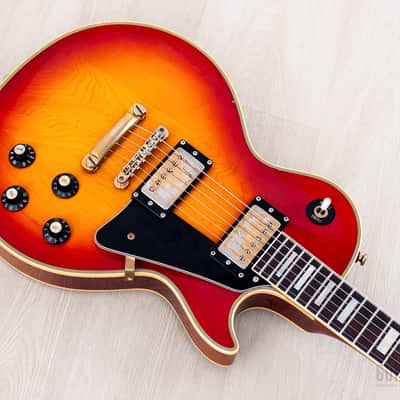 1983 Greco Mint Collection EGC68-50 Custom Cherry Sunburst w/ Screamin PAFs, Japan Fujigen image 8