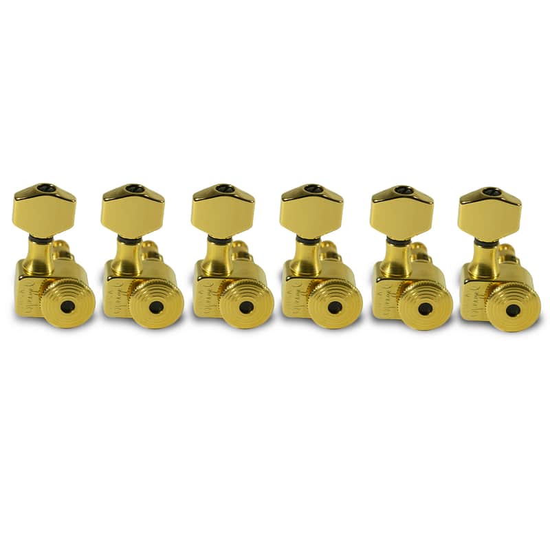 Sperzel 6 In Line Tuning Machines Polished Gold image 1