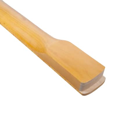 Yellow Maple Wood Guitar Strat Stratocaster Style Neck, 22 Frets Fingerboard image 4