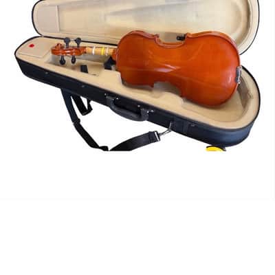 Student Violin with Hard Case 4/4 Full Size Untested Sold As Is image 2