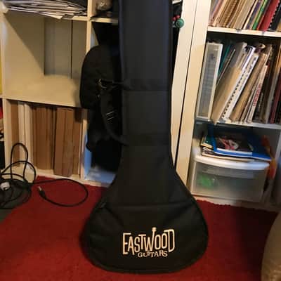 Eastwood "Be Stiff" DEVO Lefty Bass - Strung Right 2017 "Red" - Final Price Drop image 3