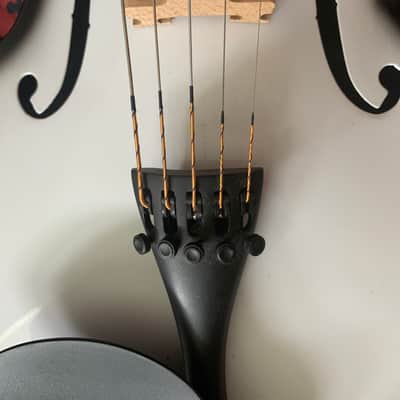Glasser Carbon Composite Acoustic 5-string Viola - White image 5