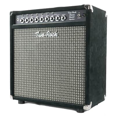 Used Two-Rock Classic Reverb Signature 40/20 Combo Black Suede / Large Check Grill image 3