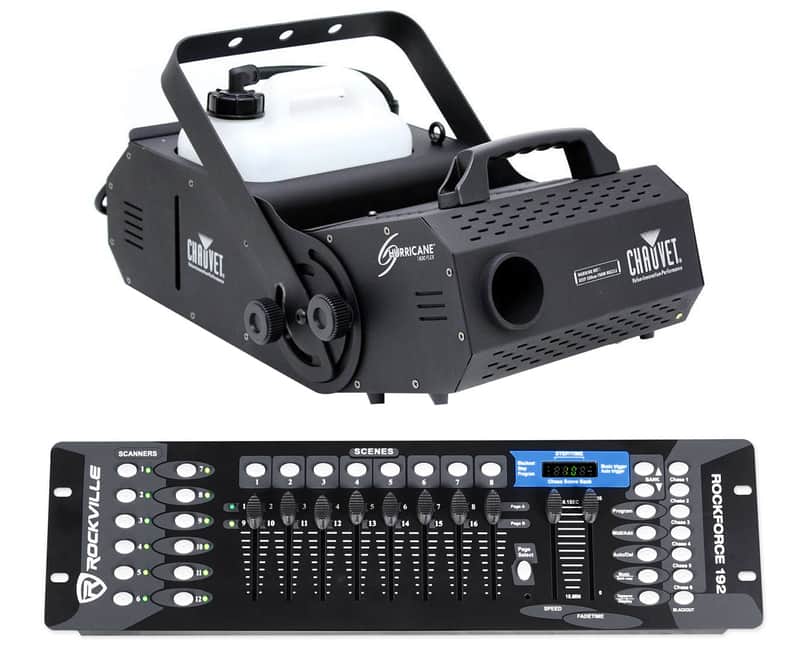Chauvet HURRICANE H-1800 FLEX Fog/Smoke Machine H1800+192-Channel DMX Controller image 1