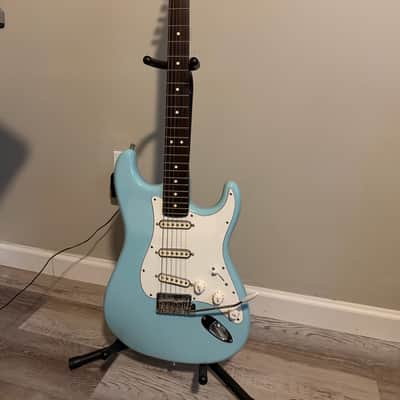 Fender Limited Edition American Professional Stratocaster with Rosewood Neck 2017 - Daphne Blue WITH upgraded Cunife pickups image 1