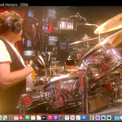 Rick Allen's Def Leppard, Hart Dynamics 8" Trigger Pad Hammered Chrome (RA #2069) 2000s, AUTOGRAPHED!! image 4