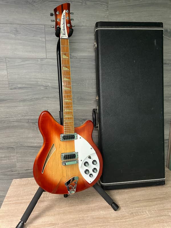 1986 Rickenbacker 360 Fireglo Electric Guitar w/ Case #2697 image 1