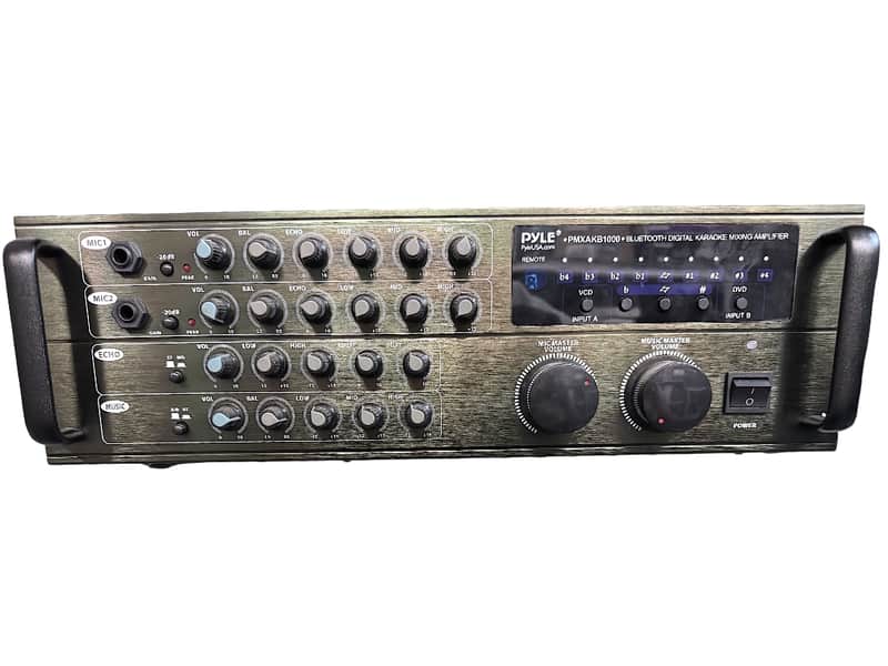 Pyle PMXAKB1000 Digital Karaoke Mixing Stereo Amplifier (Used) image 1
